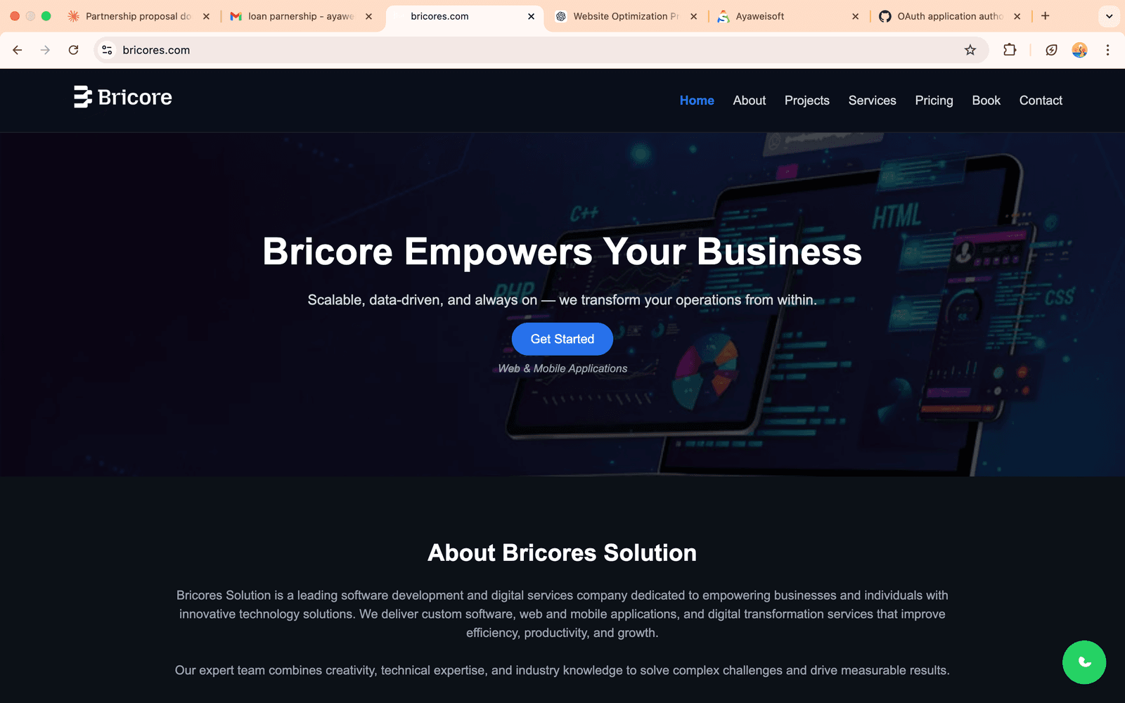 Bricores Platform